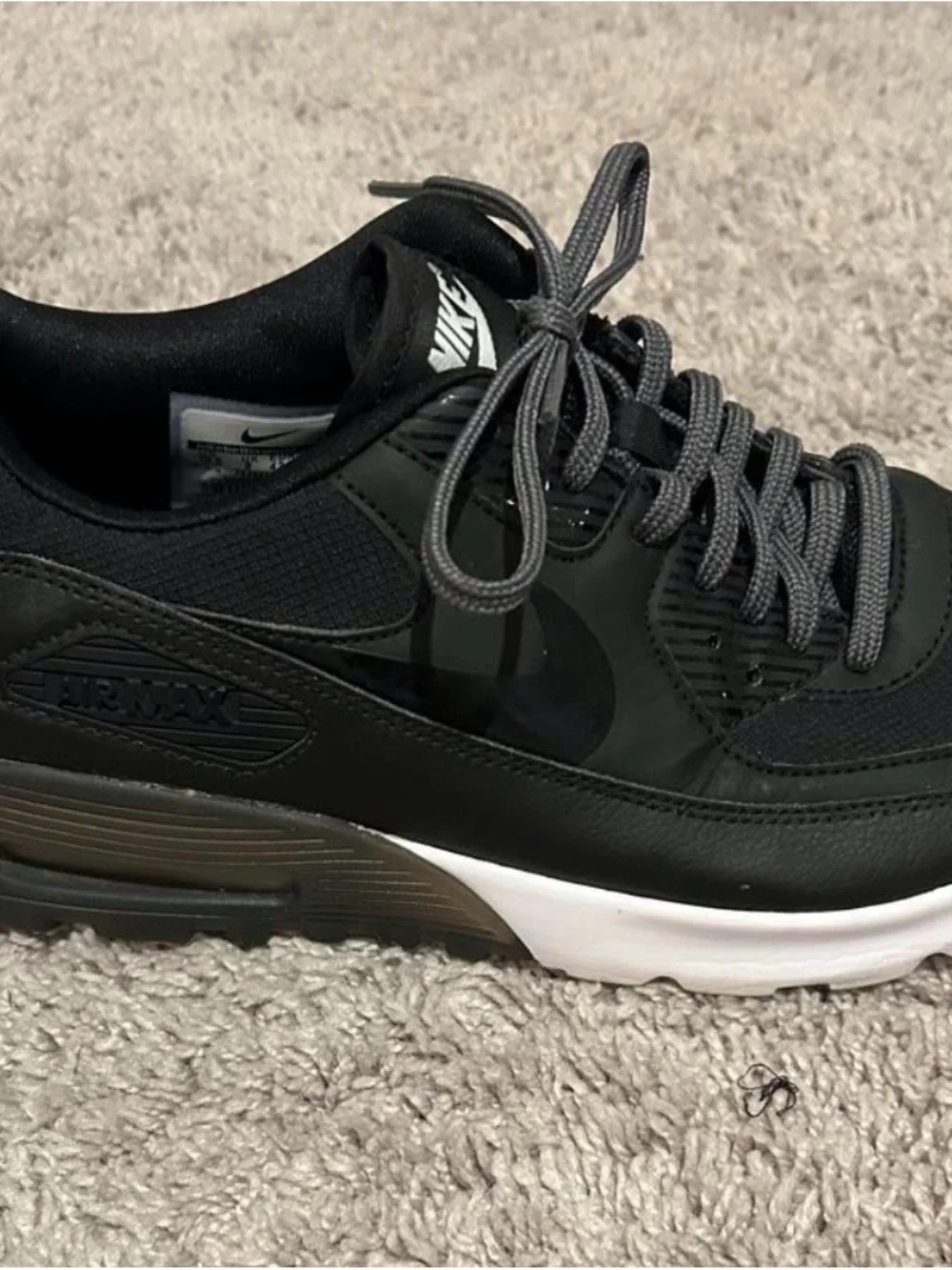 Nike Black and Gray Men's Athletic Sneakers